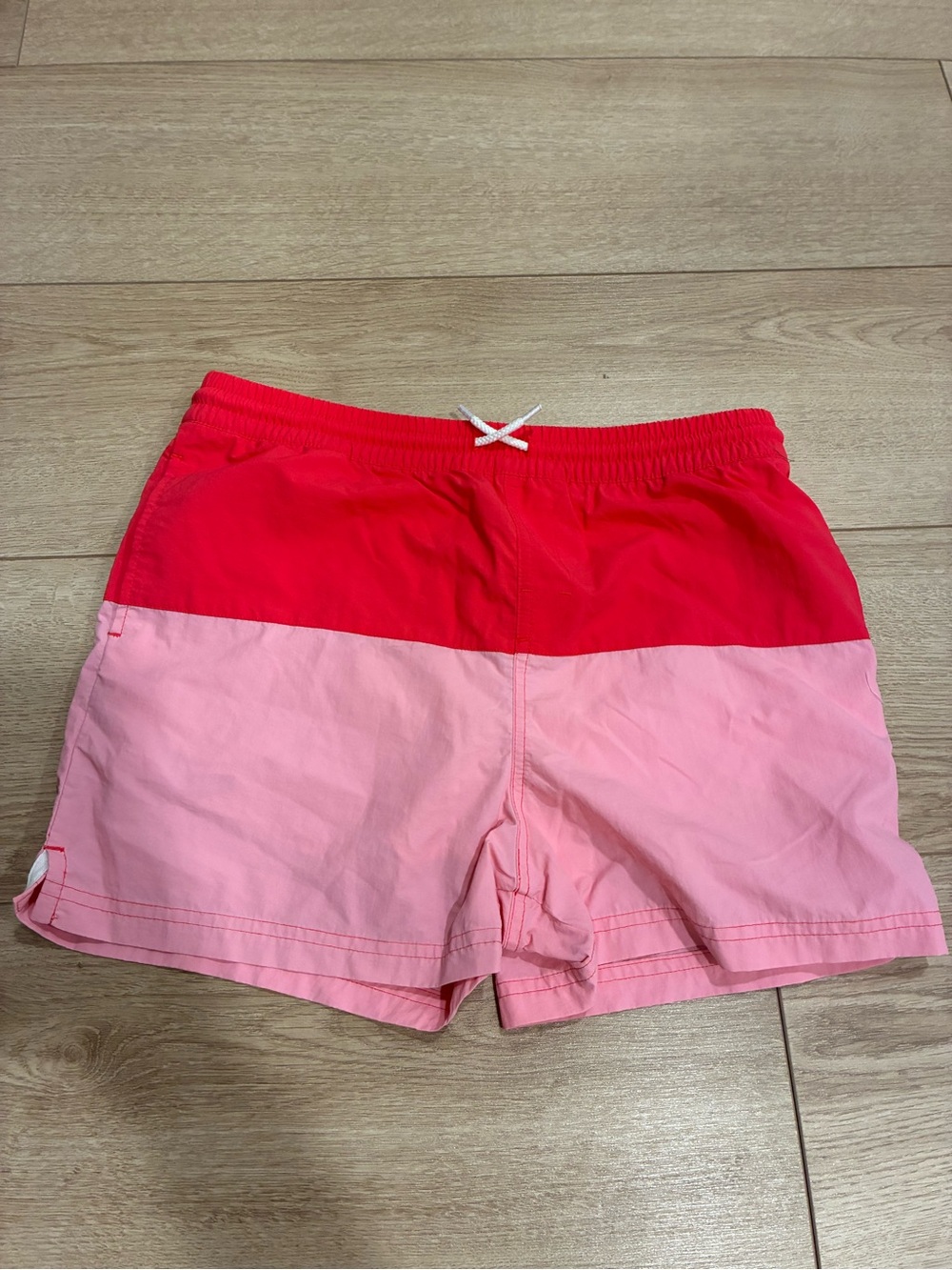 Beaufort Bonnet Co. Boys Tortola Swim Trunks Pink Red Size 14